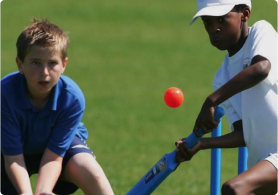 Two Children Cricket